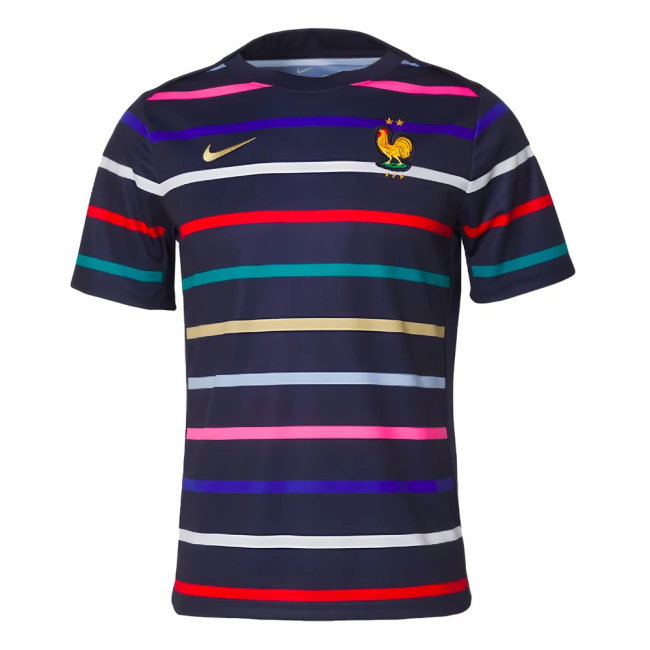2024-2025 France Academy Pro Home Pre-Match Top (Navy) (Kante 13)-SoccerKits Hub | Buy Soccer Jerseys Online